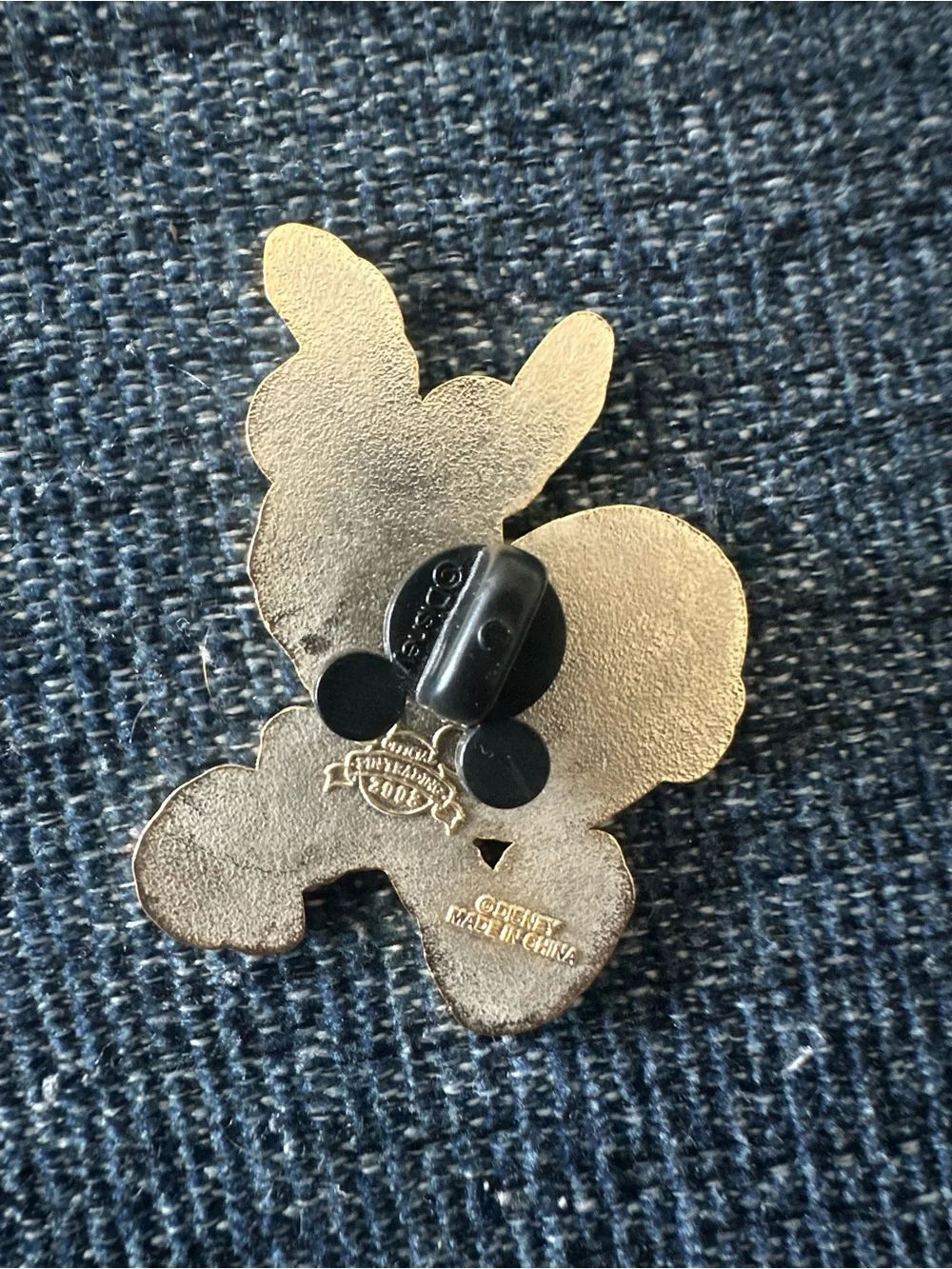 Walt Disney World Disney Mickey Bunny Costume Enamel 2008 Pin - Light Blue